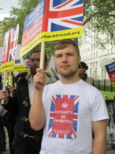 Demo London against extraditions 24 June