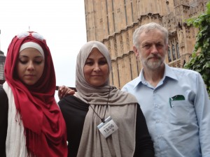 Farida Sarah Jeremy Corbyn London