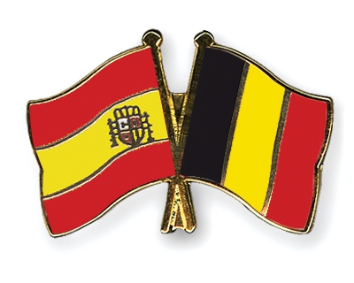belgique-espagne-drapeaux